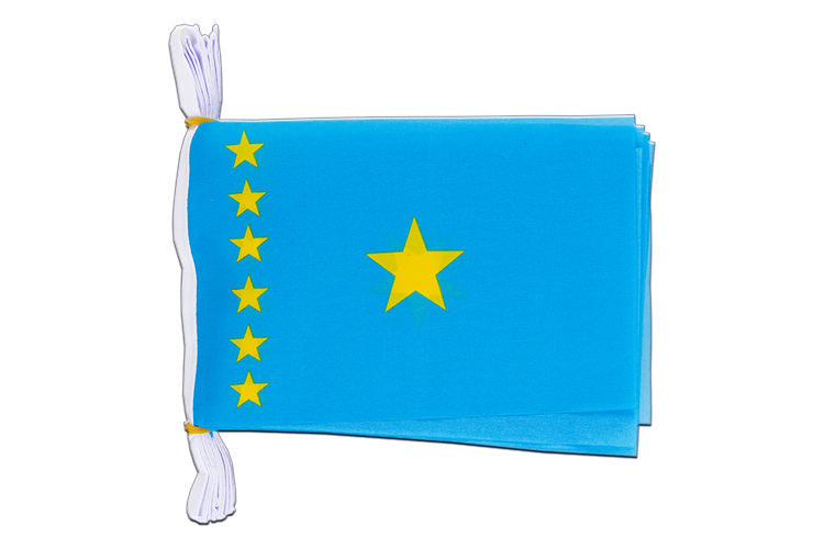 Democratic Republic of the Congo old - Flag Bunting 6x9", 3 m