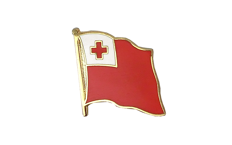 Pin's drapeau Tonga 2 x 2 cm