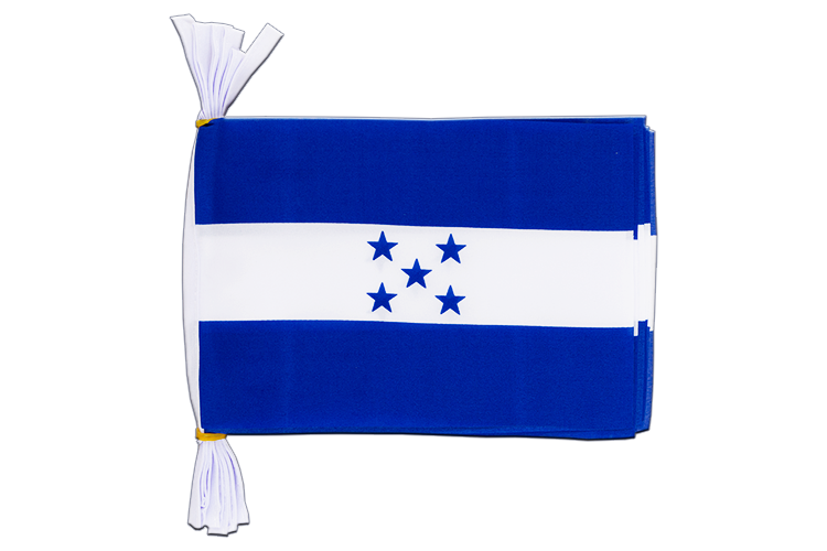 Honduras - Flag Bunting 6x9", 3 m
