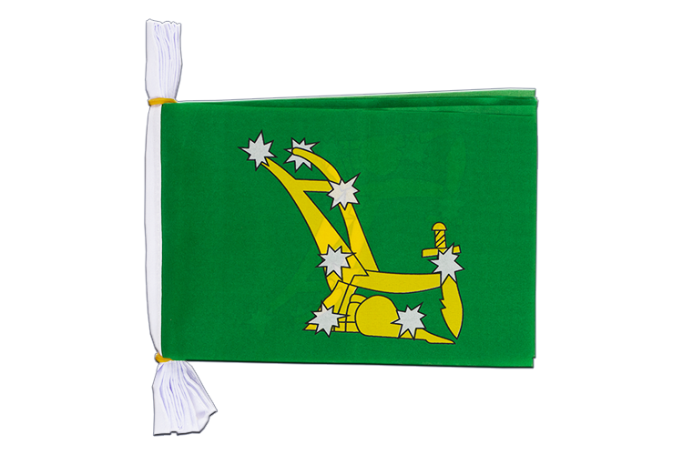 Starry Plough green 1916-1934 - Flag Bunting 6x9", 3 m