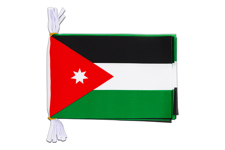 Jordan - Flag Bunting 6x9", 3 m