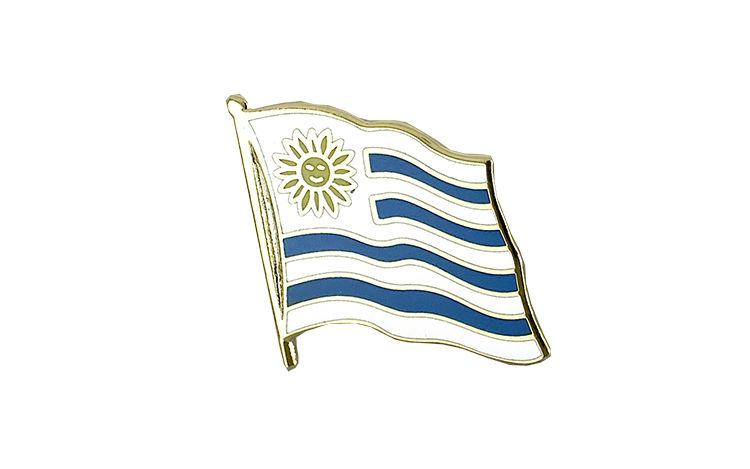 Flaggen Pin Uruguay 2 x 2 cm