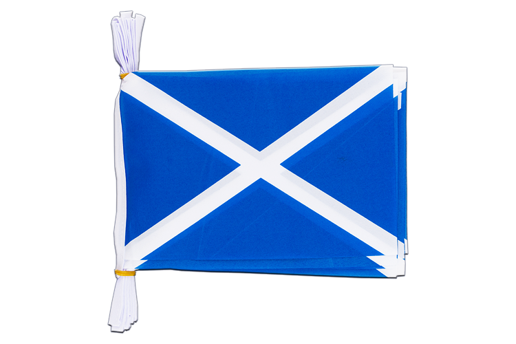 Schottland hellblau Fahnenkette 15 x 22 cm, 3 m