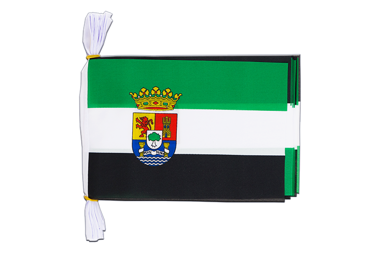 Extremadura - Flag Bunting 6x9", 3 m
