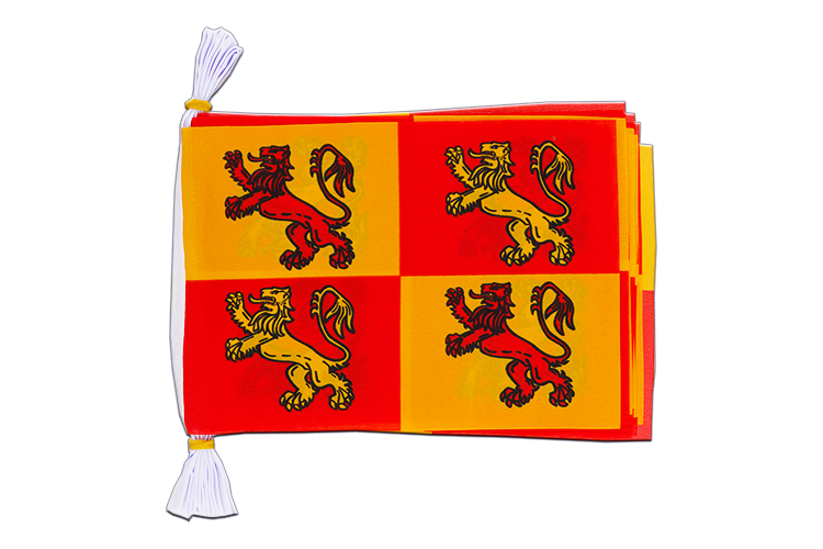 Wales Royal Owain Glyndwr - Flag Bunting 6x9", 3 m