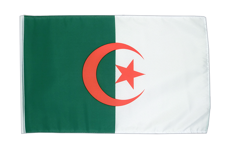 Petit drapeau Algérie 30 x 45 cm