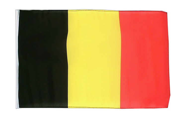 Petit drapeau Belgique 30 x 45 cm