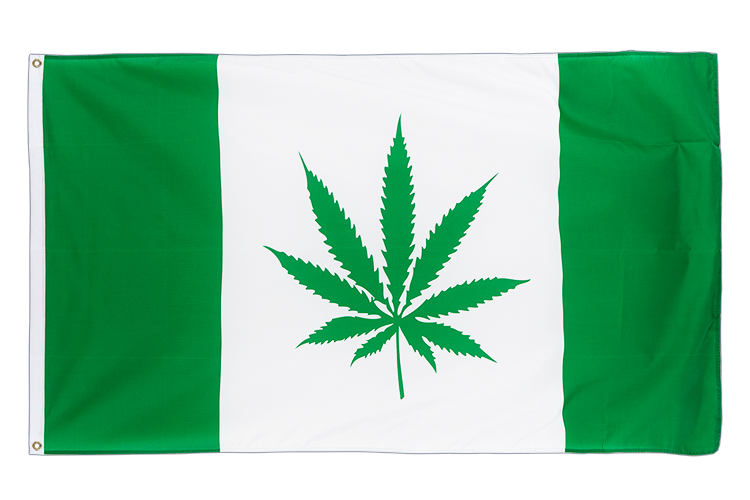 Kanada Cannabis Flagge 90 x 150 cm