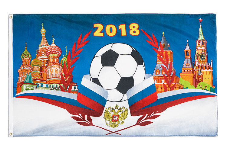 WM 2018 - Flagge 90 x 150 cm