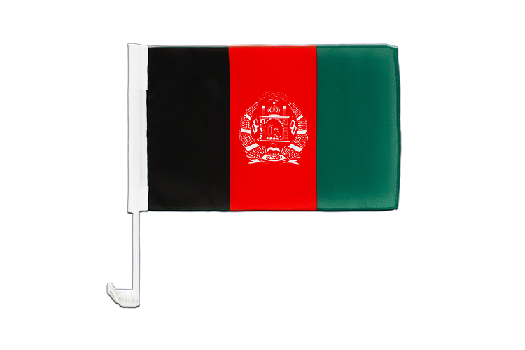 Afghanistan - Autofahne 30 x 40 cm