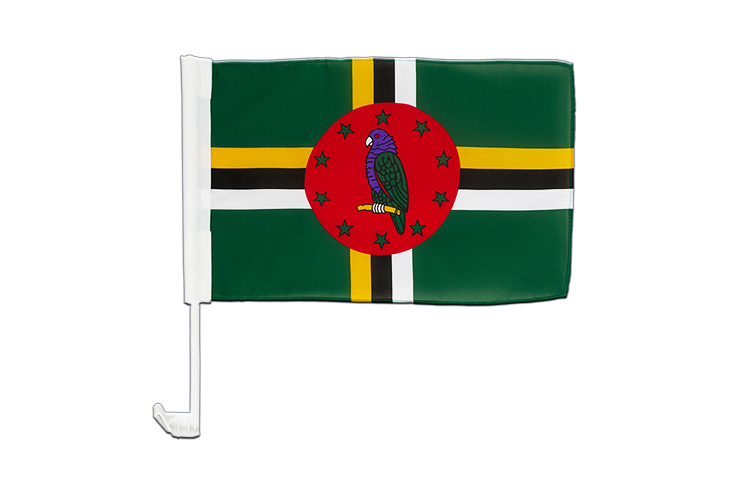 Dominica - Car Flag 12x16"