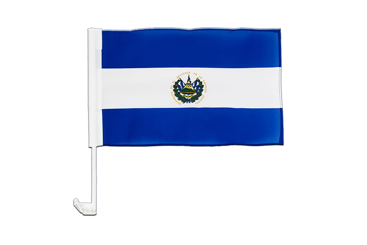 El Salvador - Car Flag 12x16"