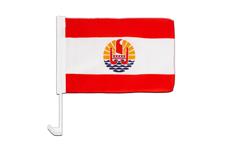 French Polynesia - Car Flag 12x16"