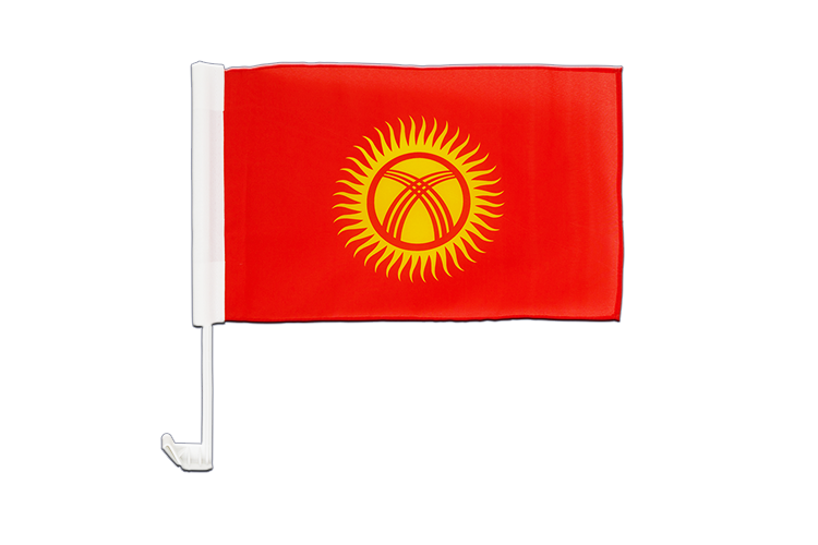 Kirgisistan Autofahne 30 x 40 cm