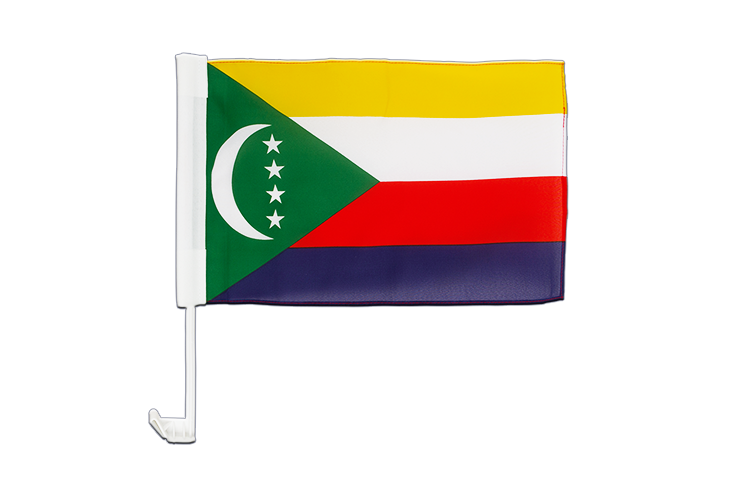 Comoros - Car Flag 12x16"