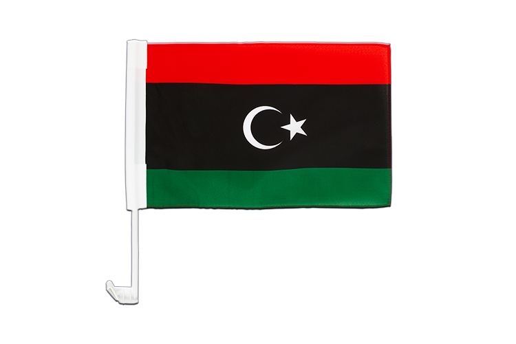 Libyen Königreich 1951-1969 - Autofahne 30 x 40 cm