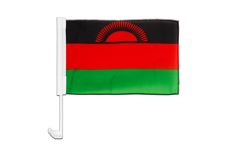 Malawi - Drapeau pour voiture 30 x 40 cm