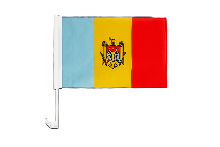 Moldova Car Flag
