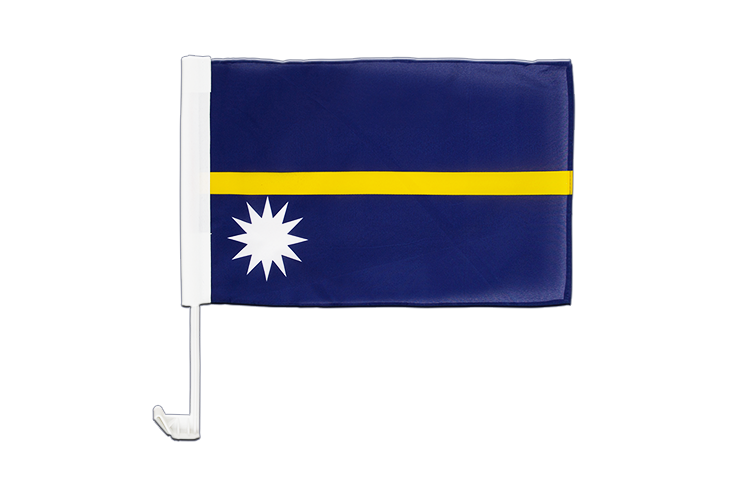 Nauru - Car Flag 12x16"