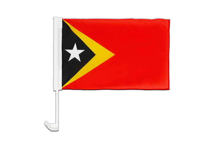 Timor orièntale - Drapeau pour voiture 30 x 40 cm