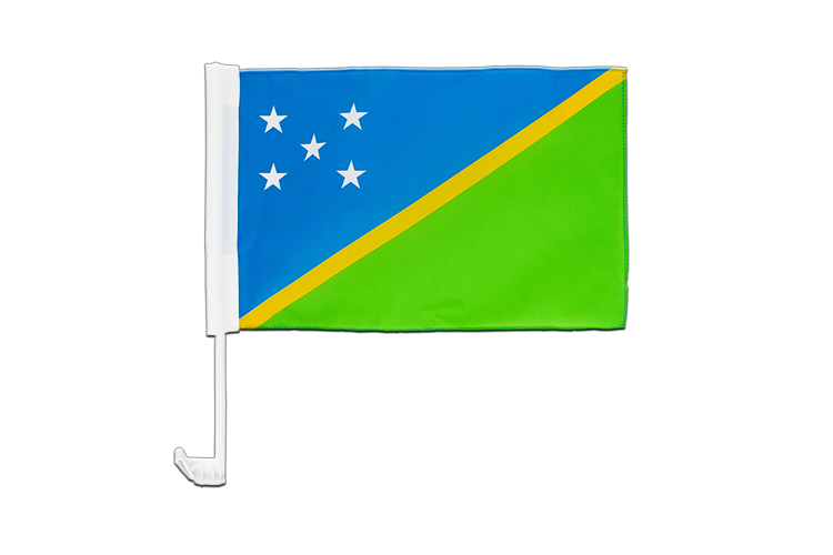 Îles Salomon - Drapeau pour voiture 30 x 40 cm