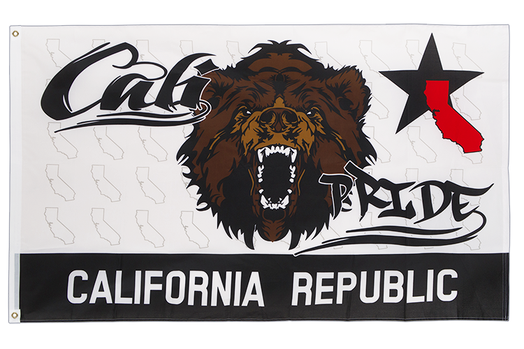 Californie Cali Pride - Drapeau 90 x 150 cm