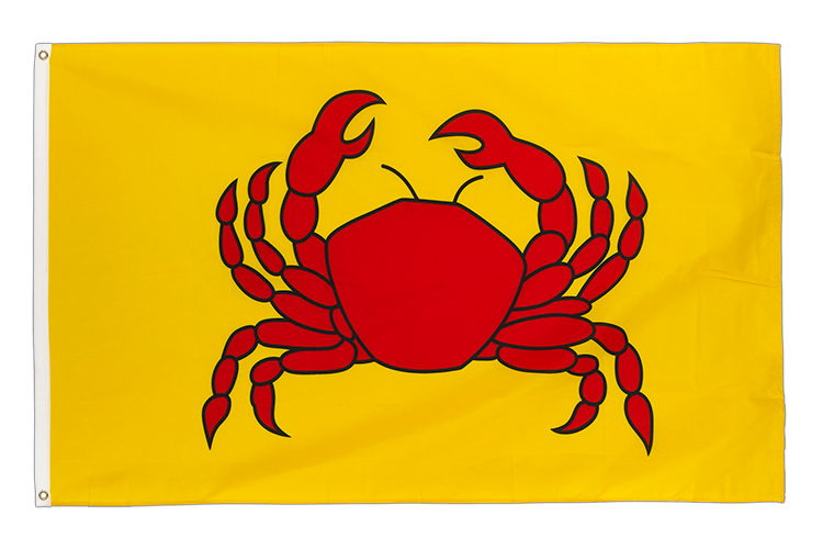 Crabe - Drapeau 90 x 150 cm