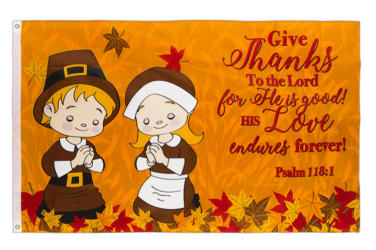 Give Thanks - 3x5 ft Flag