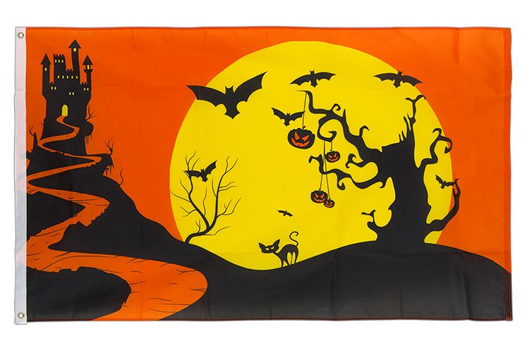Halloween Nacht Flagge 90 x 150 cm