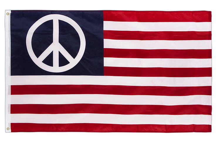 USA Peace Flagge 90 x 150 cm