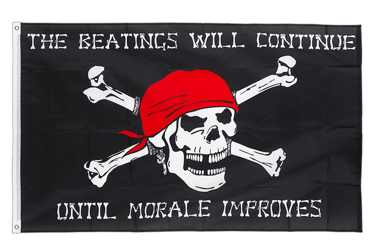 Pirat Moral Flagge 90 x 150 cm