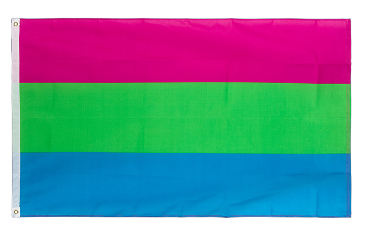 Polysexualität Flagge 90 x 150 cm
