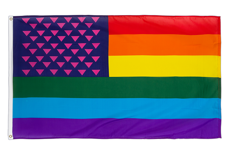 Regenbogen Glory Flagge 90 x 150 cm