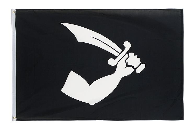 Pirat Thomas Tew Flagge 90 x 150 cm