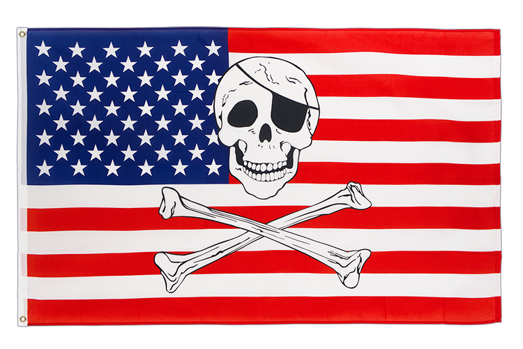 USA Pirat Flagge 90 x 150 cm