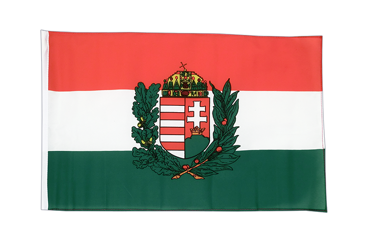 Ungarn mit Wappen - Flagge 30 x 45 cm