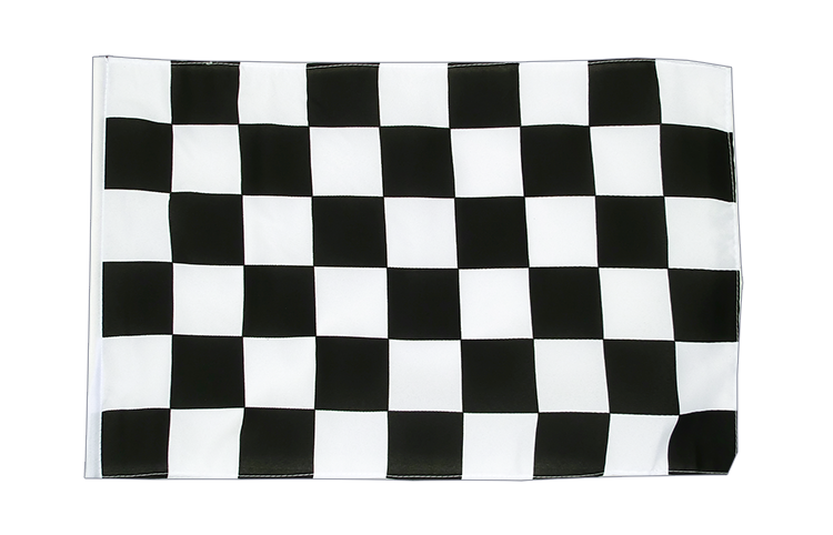 Petit drapeau Damier 30 x 45 cm