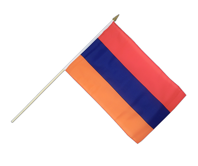 Armenien Stockflagge 30 x 45 cm