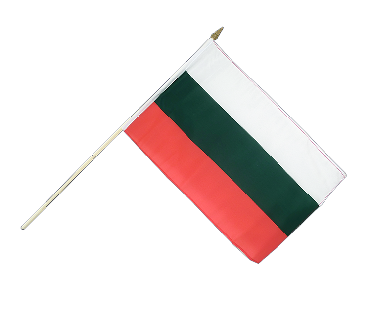 Bulgarien Stockflagge 30 x 45 cm