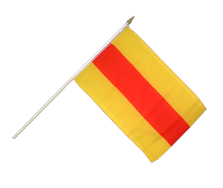 Baden Stockflagge 30 x 45 cm