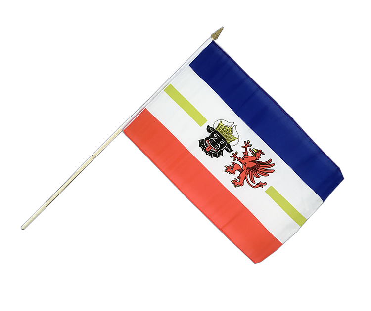 Mecklenburg Vorpommern Stockflagge 30 x 45 cm