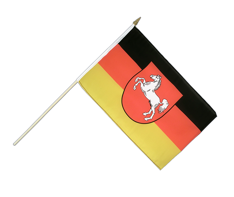 Niedersachsen Stockflagge 30 x 45 cm