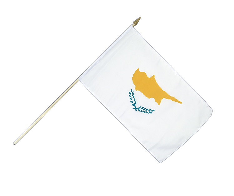 Zypern Stockflagge 30 x 45 cm