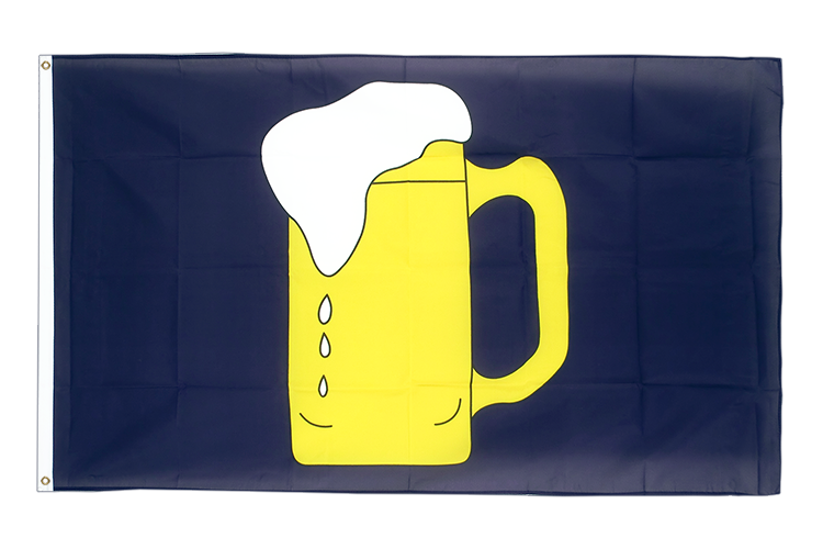 Bier Flagge 90 x 150 cm