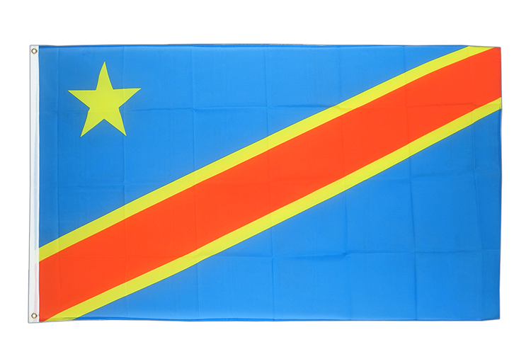 Demokratische Republik Kongo Flagge 90 x 150 cm