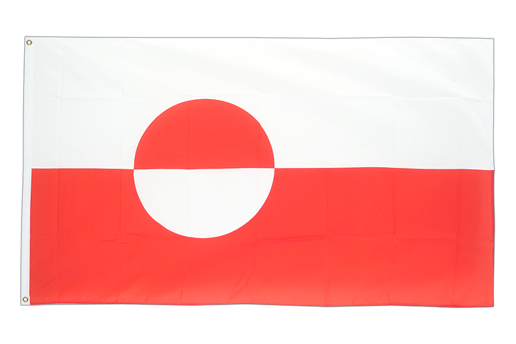 Grönland Flagge 90 x 150 cm