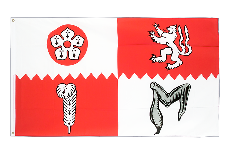 Leicestershire - Flagge 90 x 150 cm