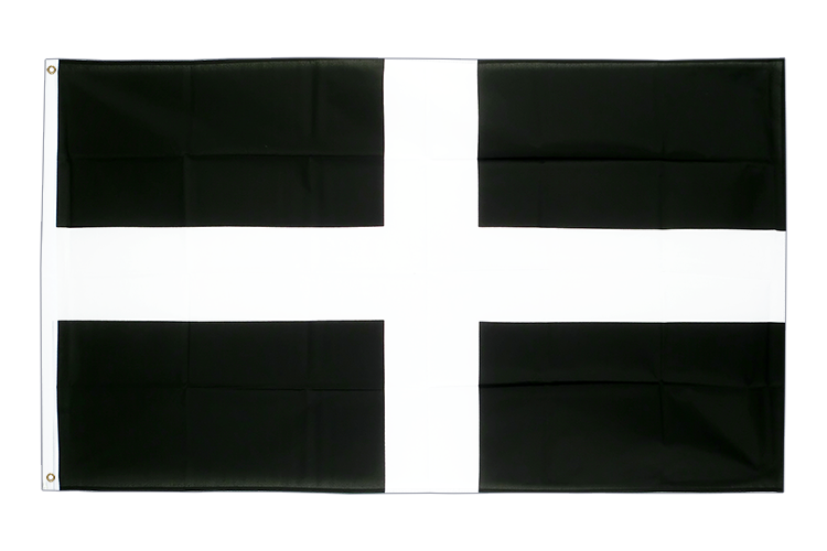 St. Piran Cornwall Flagge 90 x 150 cm