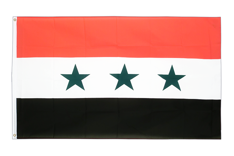Drapeau Irak sans écrit 1963-1991 90 x 150 cm