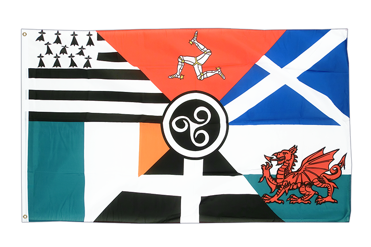 Keltische Nationen Flagge 90 x 150 cm